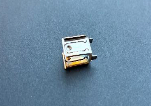 接点端子　接点部分金めっき