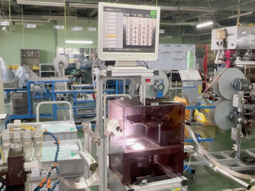 精密プレス部品のインライン画像処理検査